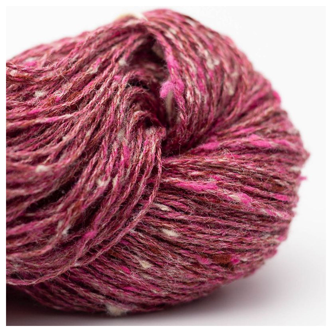 Tussah Tweed von BC Garn | 50g – 32 Bordeaux Creme