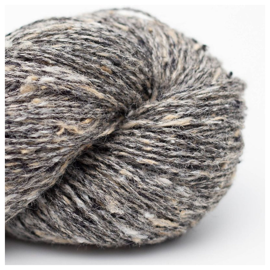 Tussah Tweed von BC Garn | 50g – 12 Grey Tweed