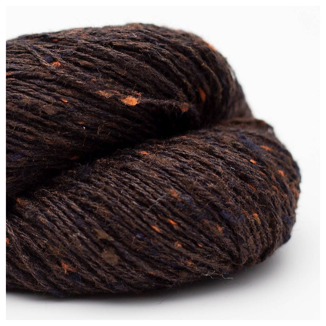 Tussah Tweed von BC Garn | 50g – 08 Schwarzbraun