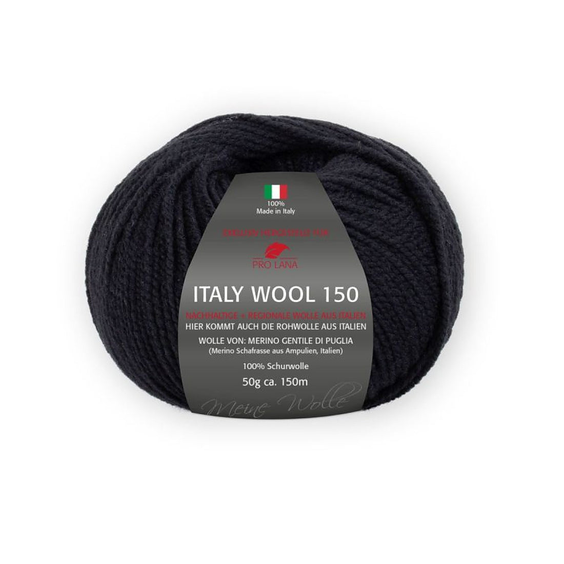 Italy Wool 150 von Pro Lana – Schwarz [199]