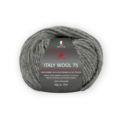 Italy Wool 75 von Pro Lana – Dunkelgrau meliert [295]