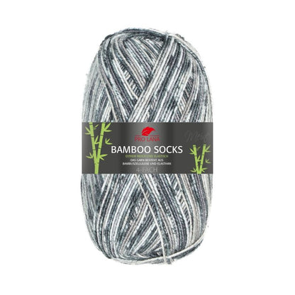 Bamboo Socks color von Pro Lana – Schwarz-Grau color [965]