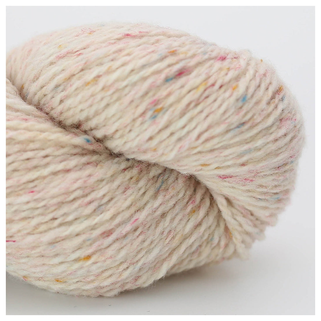 Loch Lomond GOTS von BC Garn | 50g – 30 Weiß Konfetti