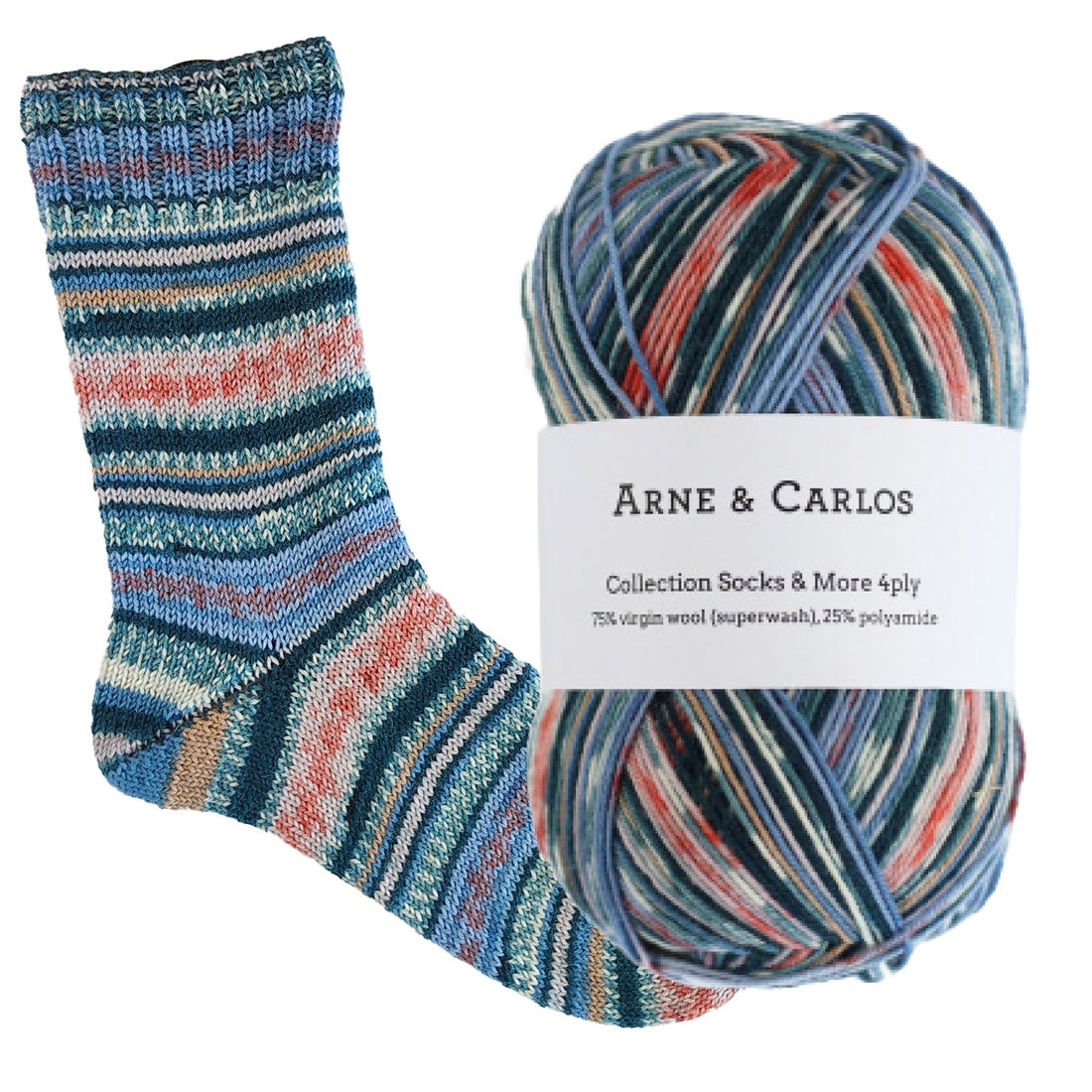 Socks & More Collection 4ply von Arne & Carlos – Sommernacht [03657]