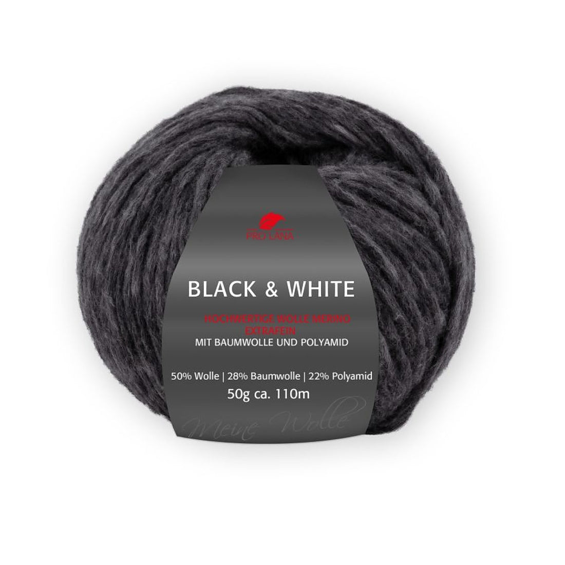Black & White von Pro Lana – Anthrazit [98]