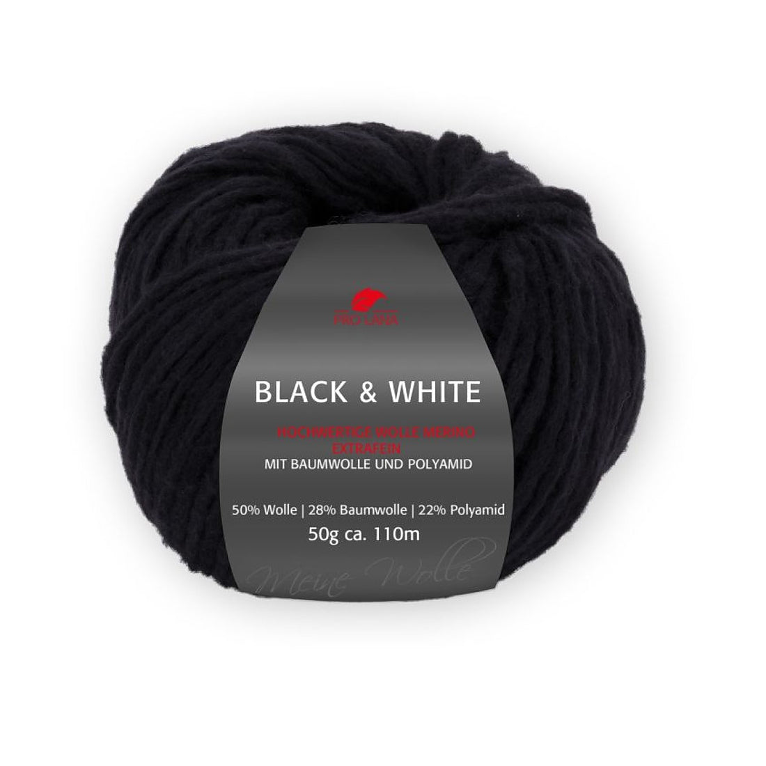 Black & White von Pro Lana – Schwarz [99]
