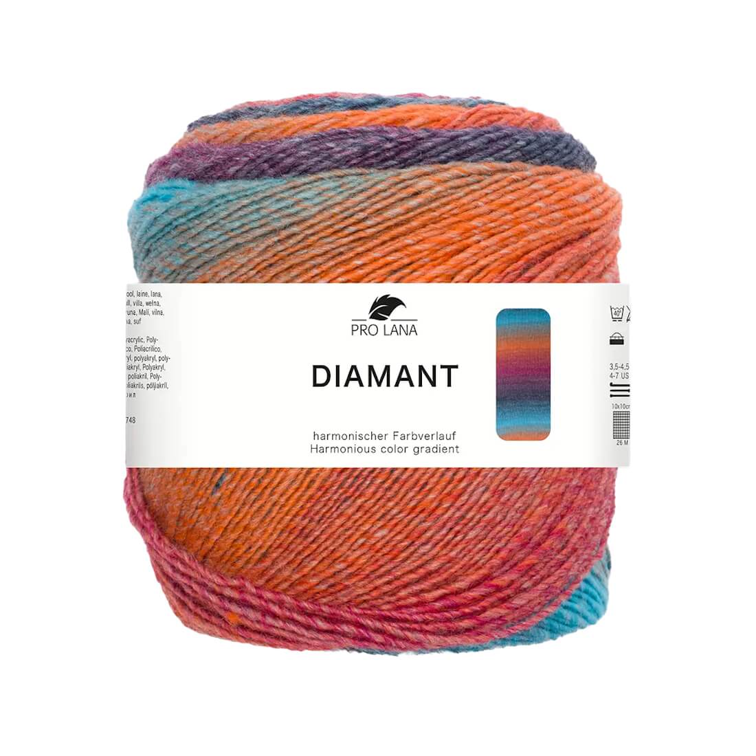 Pro Lana Diamant – Multicolor | 150g