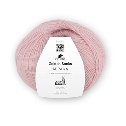 Golden Socks Alpaka von Pro Lana – Rosa meliert [37]