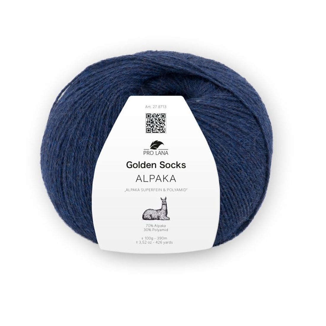Golden Socks Alpaka von Pro Lana – Dunkeljeans meliert [58]