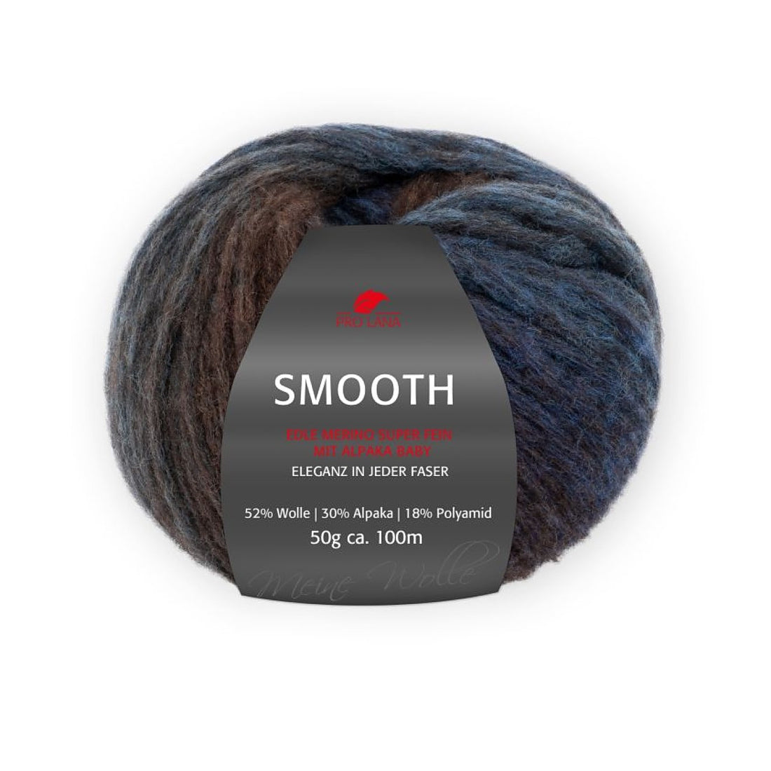 Smooth von Pro Lana – Blau/Braun [81]