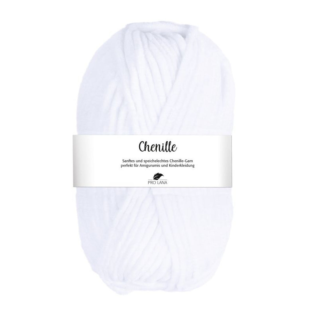 Chenille von Pro Lana – Weiß [01]
