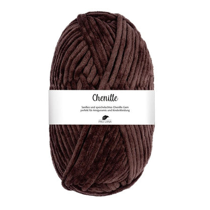 Chenille von Pro Lana – Dunkelbraun [10]
