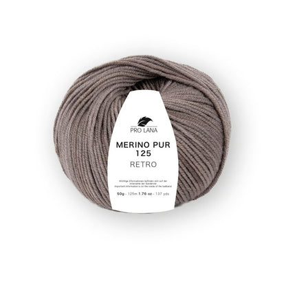 Merino Pur 125 Retro von Pro Lana – Holz meliert [105]