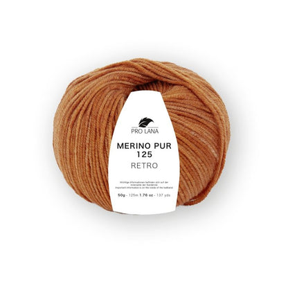 Merino Pur 125 Retro von Pro Lana – Ziegel meliert [127]