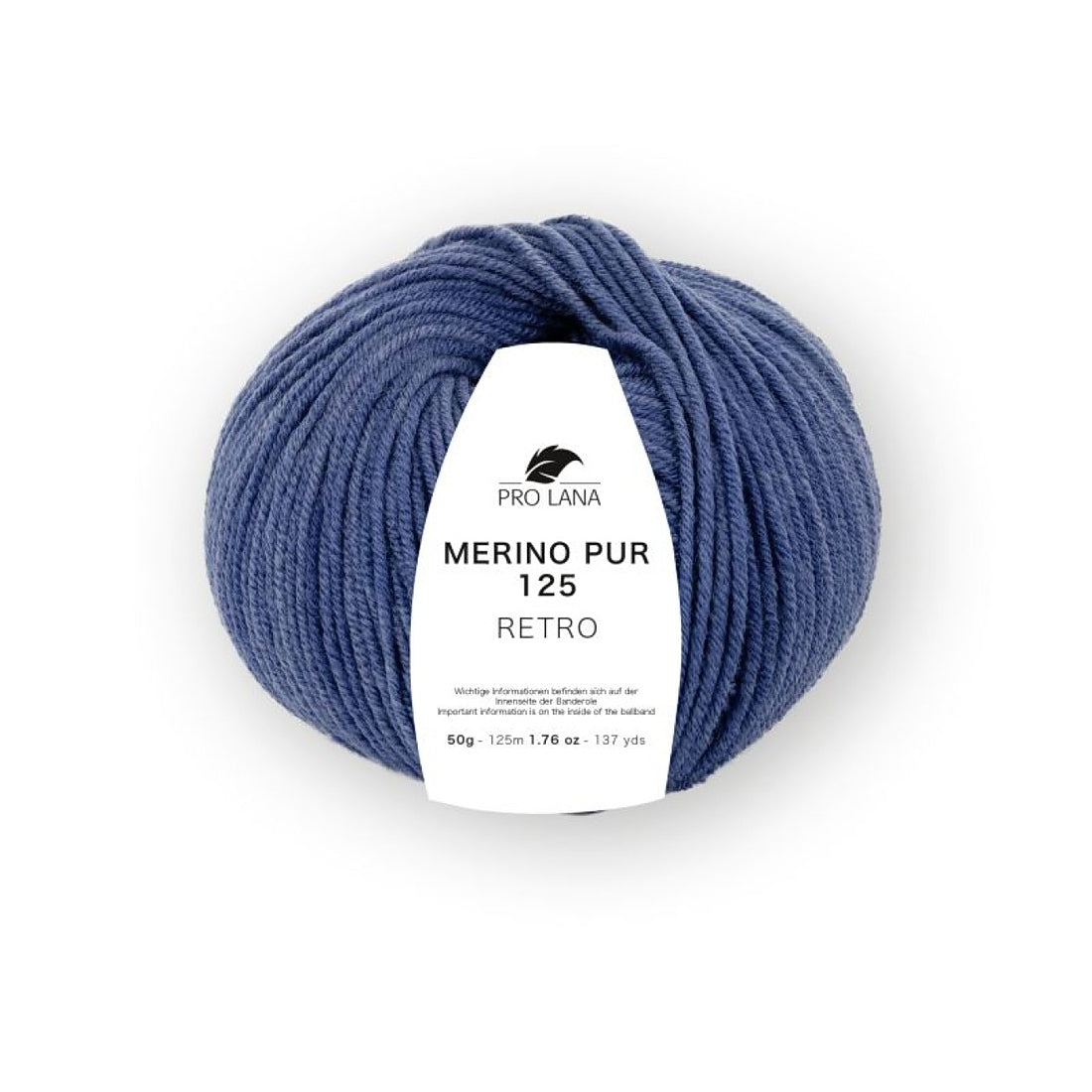 Merino Pur 125 Retro von Pro Lana – Hellblau meliert [155]