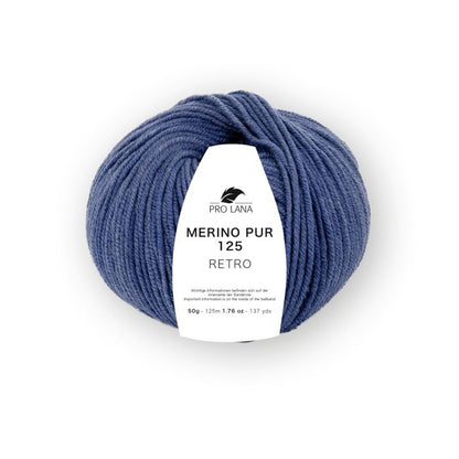 Merino Pur 125 Retro von Pro Lana – Hellblau meliert [155]