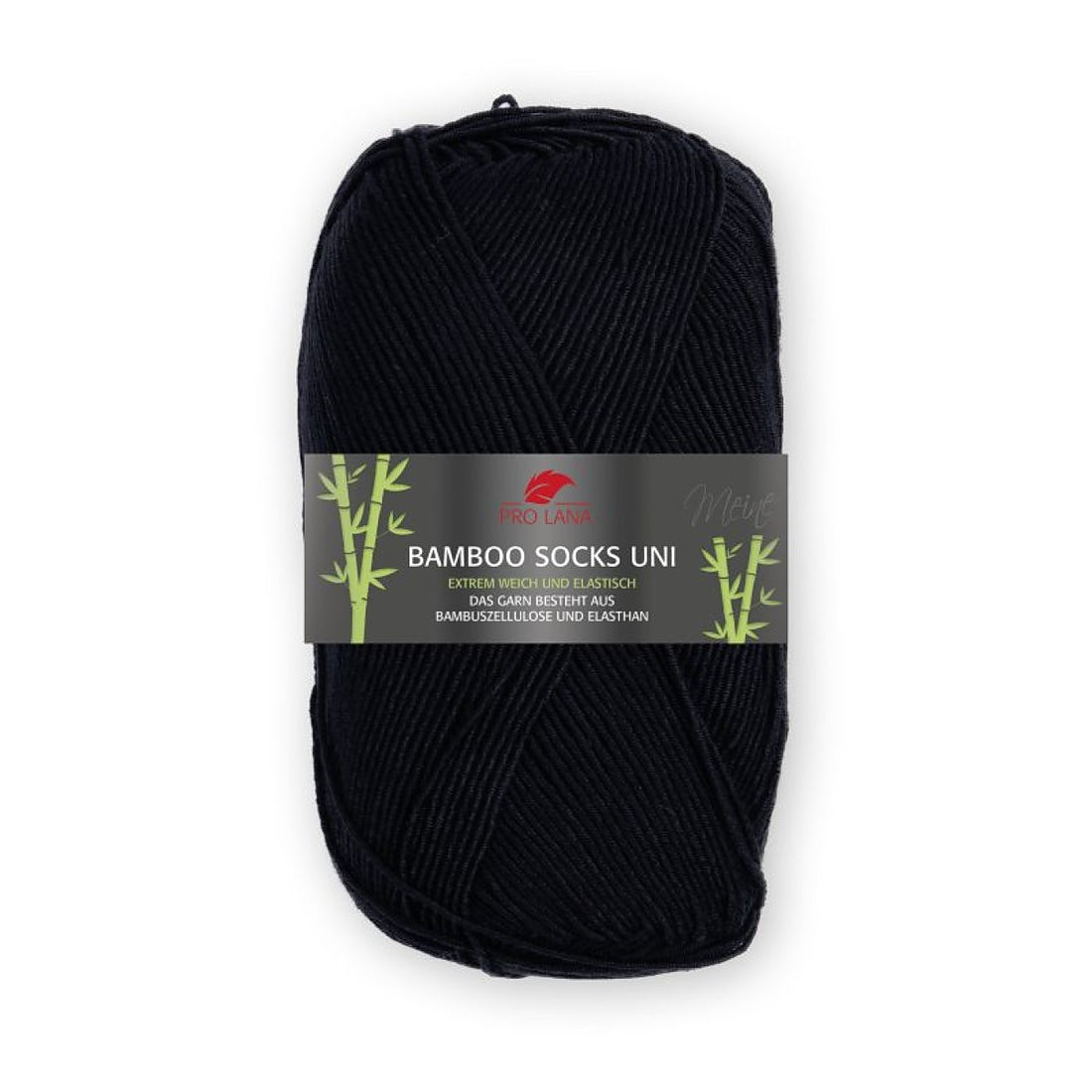 Bamboo Socks uni von Pro Lana – Schwarz [99]