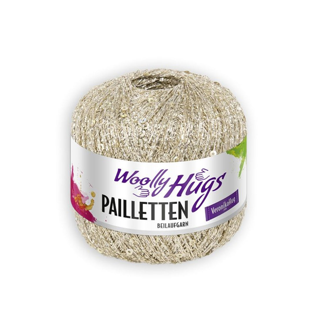 Pailletten von Woolly Hugs – Gold / goldene Pailletten [300]