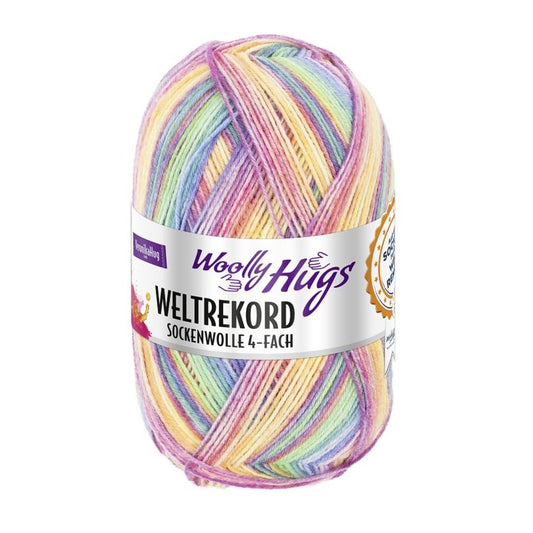 Weltrekord Sockenwolle von Woolly Hugs – Rainbow [01]
