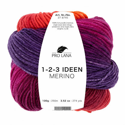 Pro Lana 1-2-3 Ideen Merino | 100g