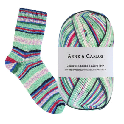Socks & More Collection 4ply von Arne & Carlos – Frostnacht [03000]
