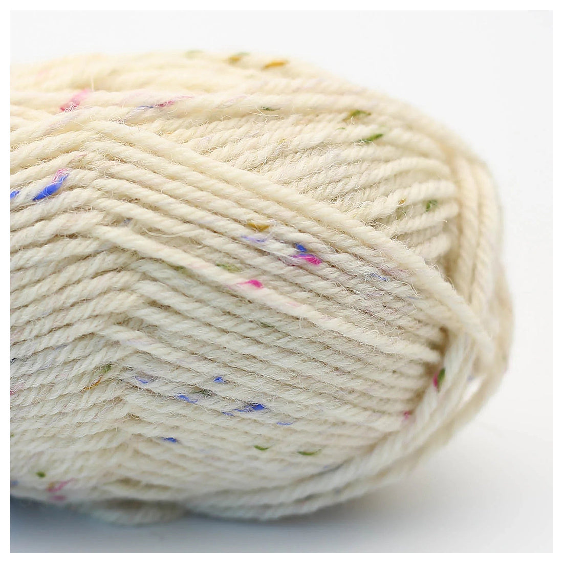 Vesterhavet GOTS von BC Garn | 50g – 101 White Confetti Tweed