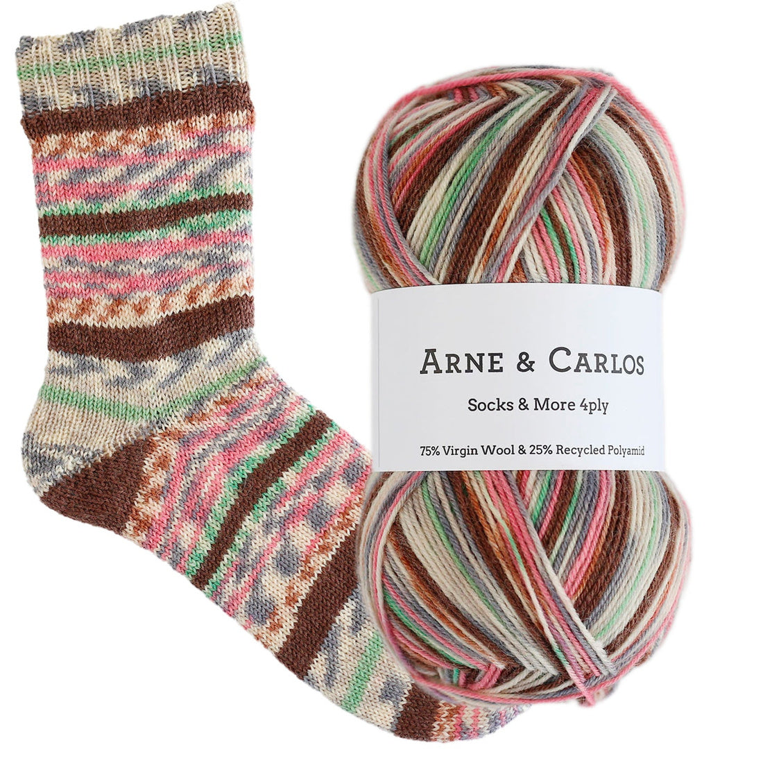 Socks & More Collection 4ply von Arne & Carlos – Abgenutzte Dielen [03008]