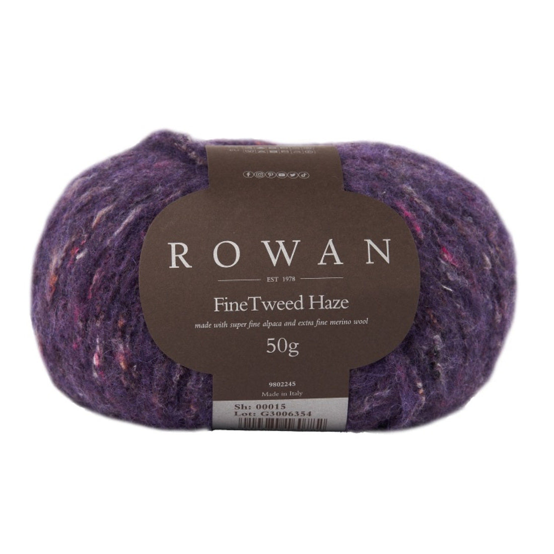 Fine Tweed Haze von Rowan | 50g – Rain [15]