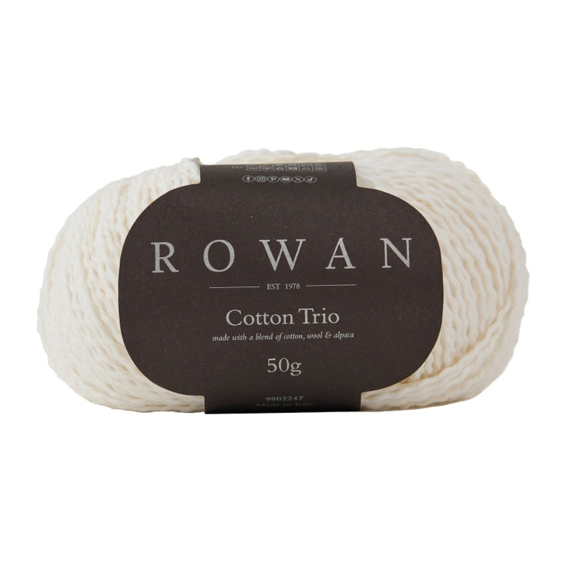 Cotton Trio von Rowan | 50g – Polar [111]