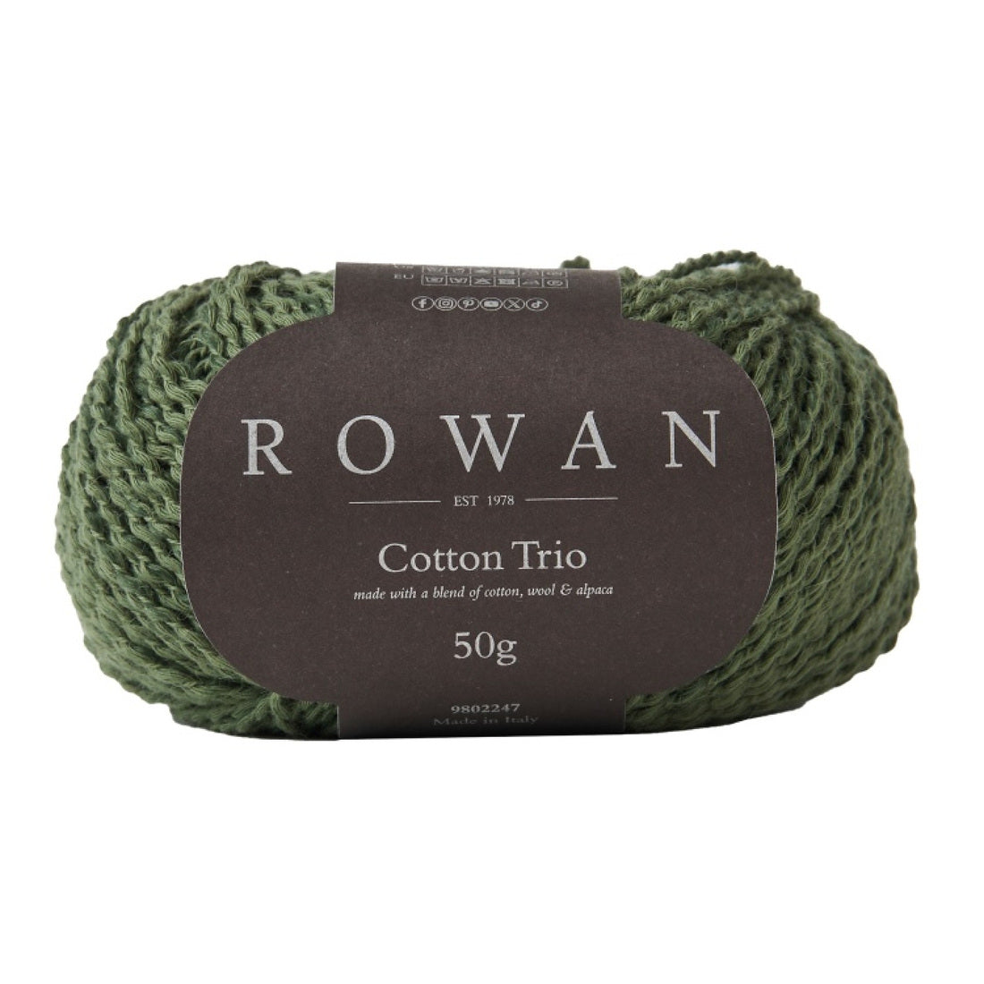 Cotton Trio von Rowan | 50g – Leaf [115]