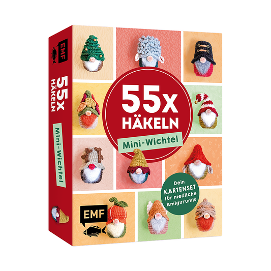 55 x häkeln – Mini-Wichtel: Dein Kartenset von EMF