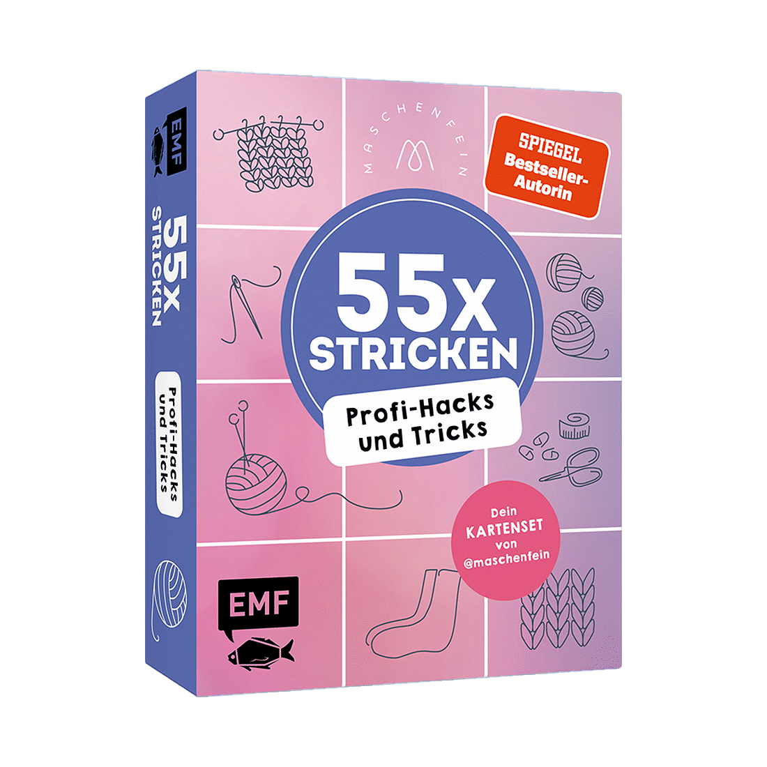 55 x stricken – Profi-Hacks und Tricks | Dein Kartenset von @maschenfein von EMF