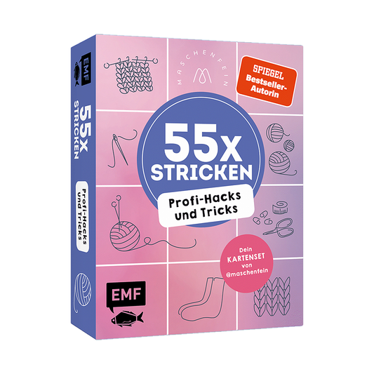 55 x stricken – Profi-Hacks und Tricks | Dein Kartenset von @maschenfein von EMF