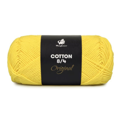 Cotton 8/4 von Mayflower | 50g – 1405 gelb