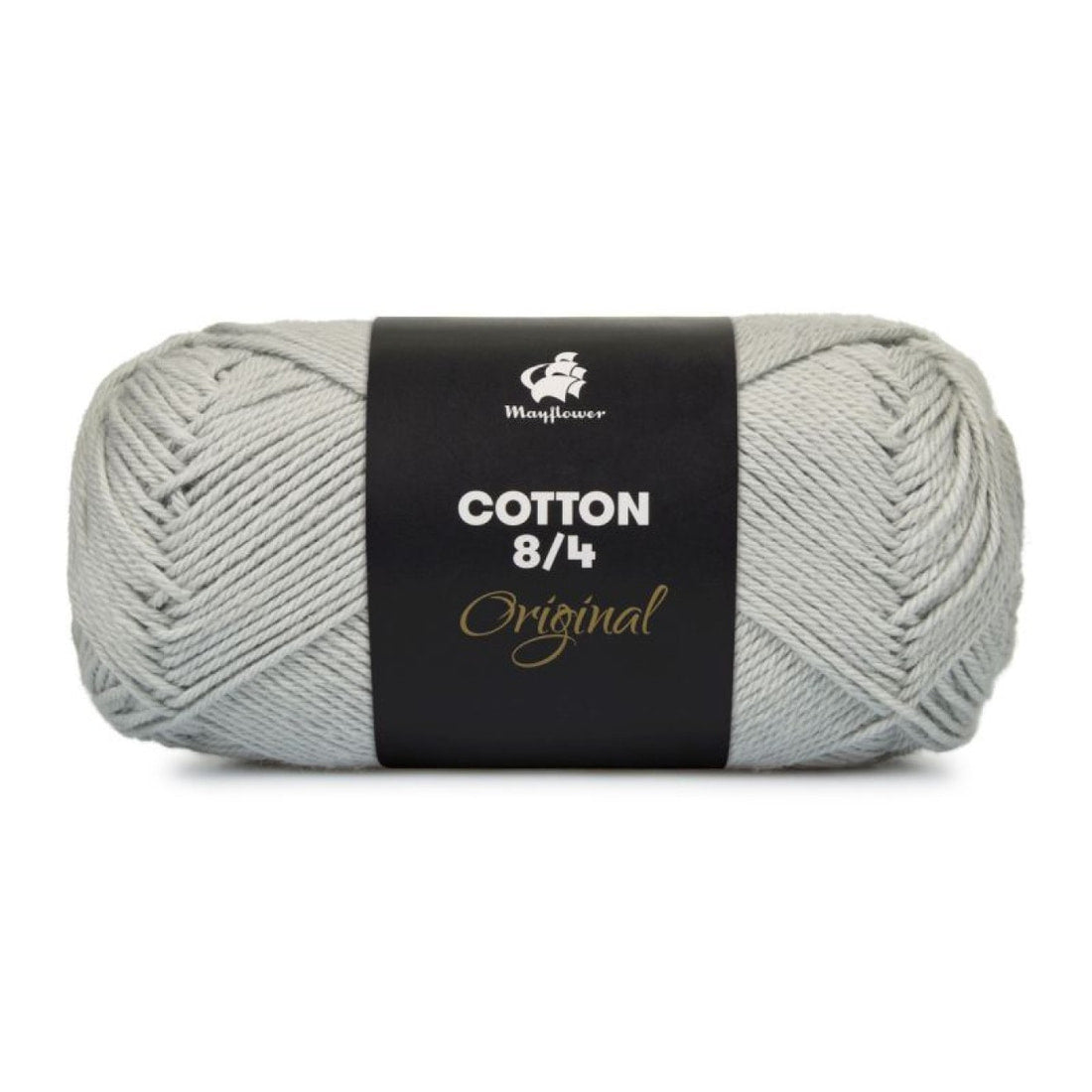 Cotton 8/4 von Mayflower | 50g – 1440 hellgrau