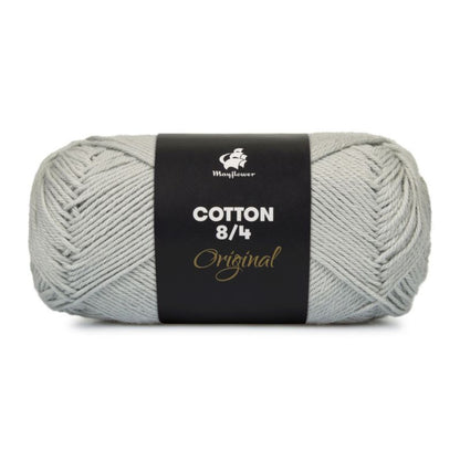 Cotton 8/4 von Mayflower | 50g – 1440 hellgrau