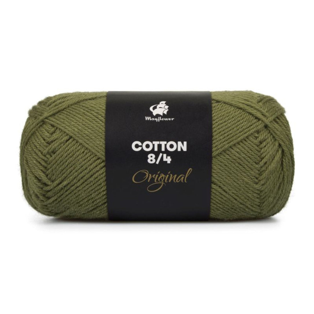 Cotton 8/4 von Mayflower | 50g – 1487 armeegrün
