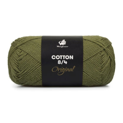 Cotton 8/4 von Mayflower | 50g – 1487 armeegrün