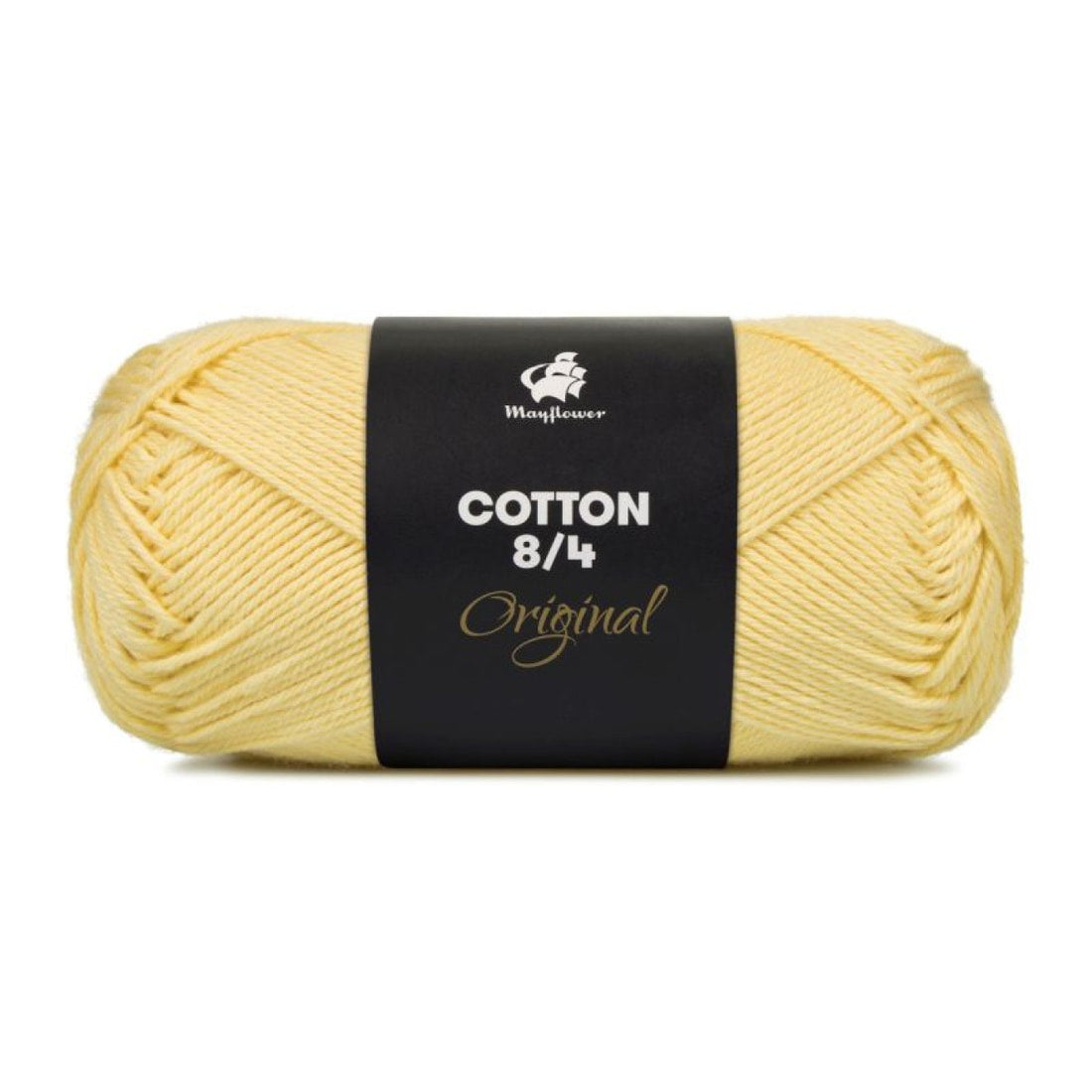 Cotton 8/4 von Mayflower | 50g – 1404 hellgelb