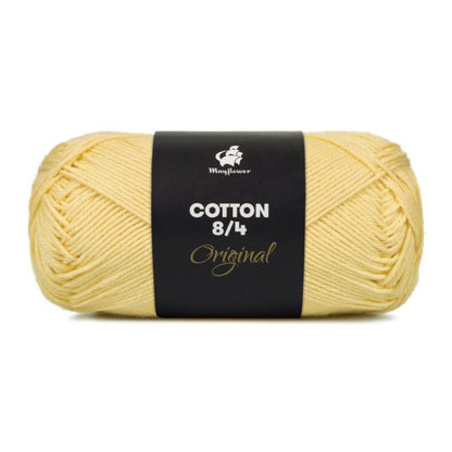 Cotton 8/4 von Mayflower | 50g – 1404 hellgelb
