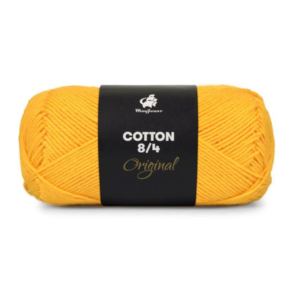 Cotton 8/4 von Mayflower | 50g – 1498 sonnengelb