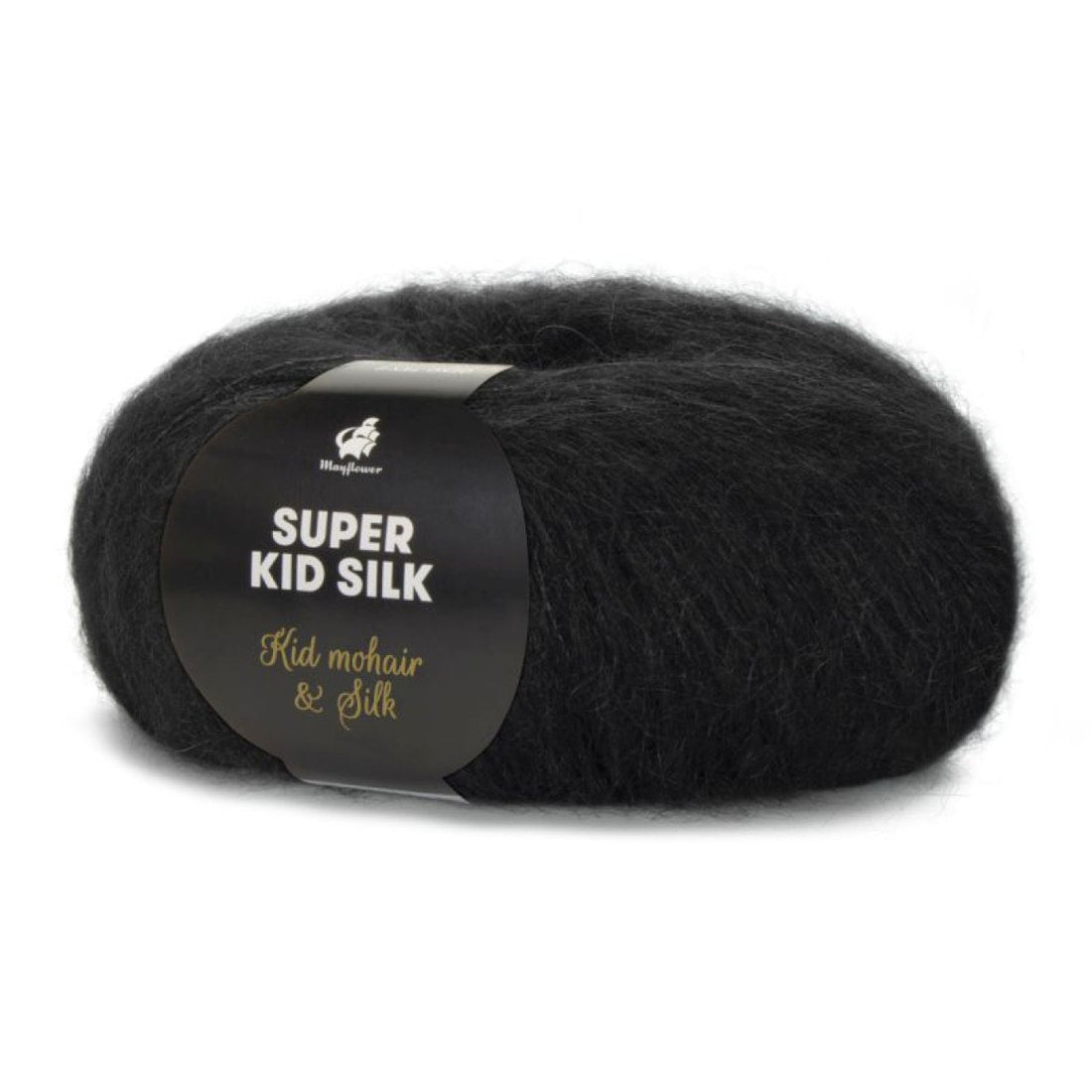 Super Kid Silk von Mayflower | 25g – 02 schwarz