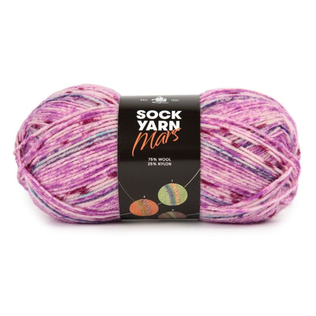 Sock Yarn Mars von Mayflower | 50g – 04 rosa/pink