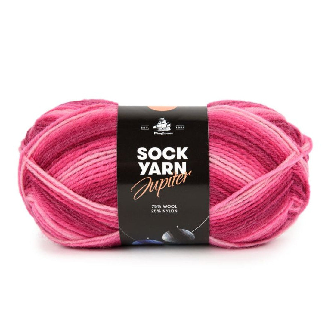 Sock Yarn Jupiter von Mayflower | 50g – 04 pink/rosa