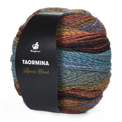 Taormina von Mayflower | 200g – 001 blau/terrakotta/schwarz/chili