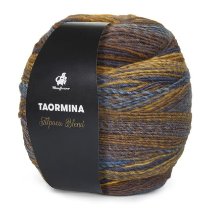 Taormina von Mayflower | 200g – 002 senf/jeansblau/navy/karamell