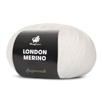 London Merino von Mayflower | 50g – 001 weiß