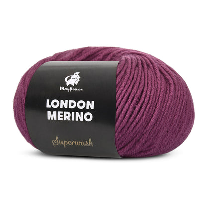 London Merino von Mayflower | 50g – 014 victoria pflaume