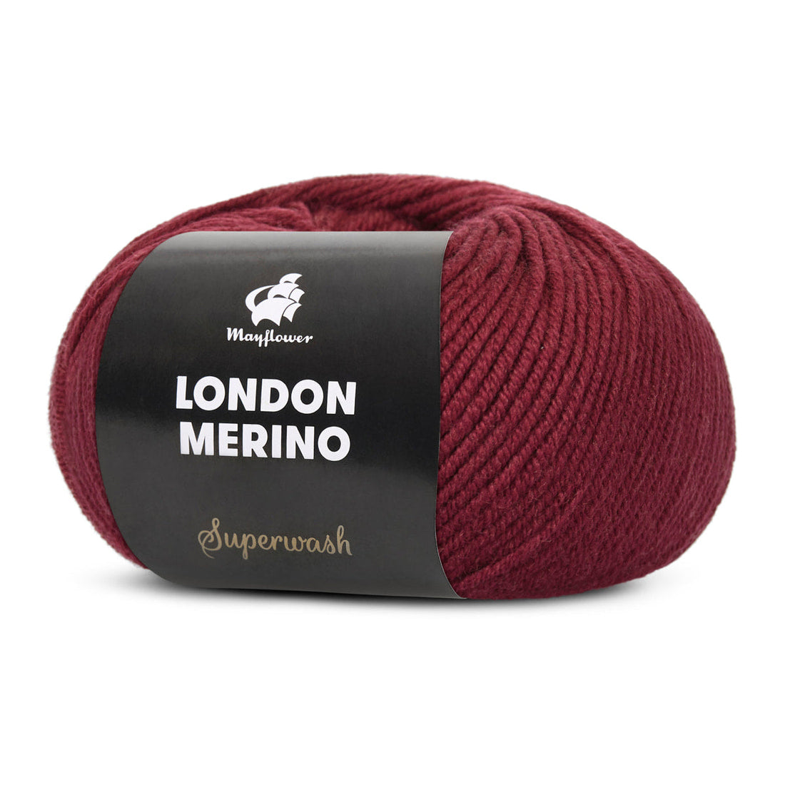 London Merino von Mayflower | 50g – 016 dunkel-kirschrot