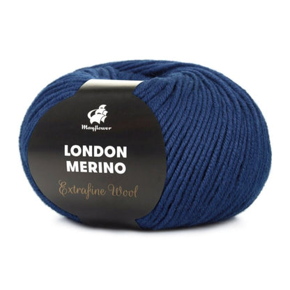 London Merino von Mayflower | 50g – 030 kobaltblau